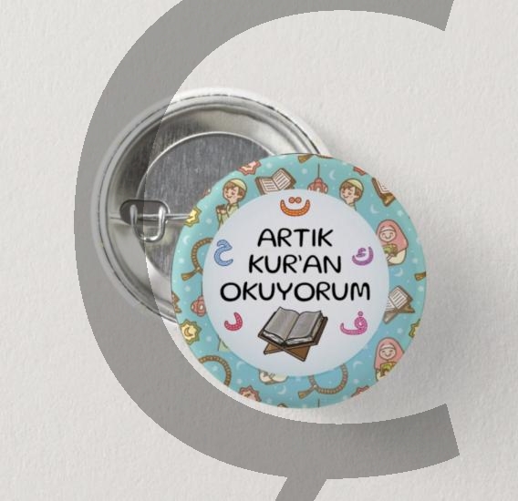 Artık Kur’an Okuyorum – İğneli Rozet