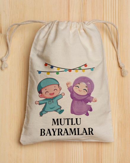 Mutlu Bayramlar - Çocuk Bayram Harçlık Kesesi